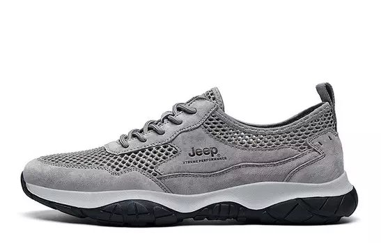 Кроссовки мужские низкие серые Jeep