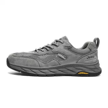 Кроссовки мужские низкие серые Jeep