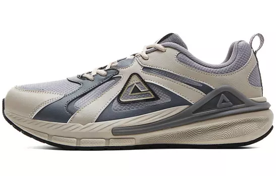 Кроссовки мужские низкие серые Peak