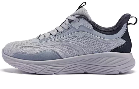 Кроссовки мужские низкие серые Qiaodan