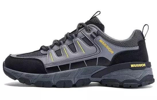 Кроссовки мужские низкие серые Warrior