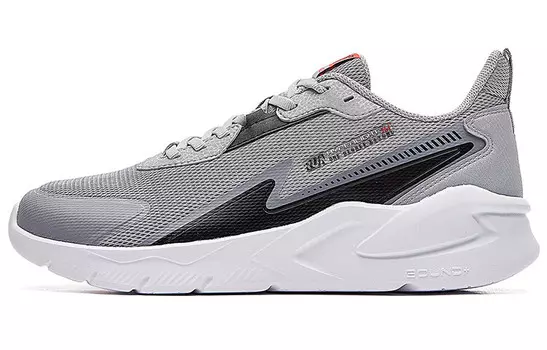 Кроссовки мужские низкие серый/черный 361°