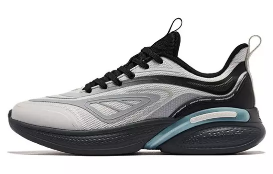 Кроссовки мужские низкие серый/черный Qiaodan