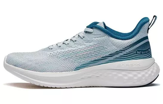 Кроссовки мужские низкие серый/голубой 361°