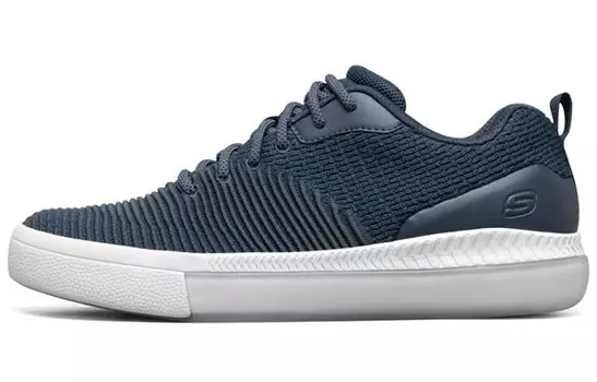 Кроссовки мужские низкие синие/белые Skechers