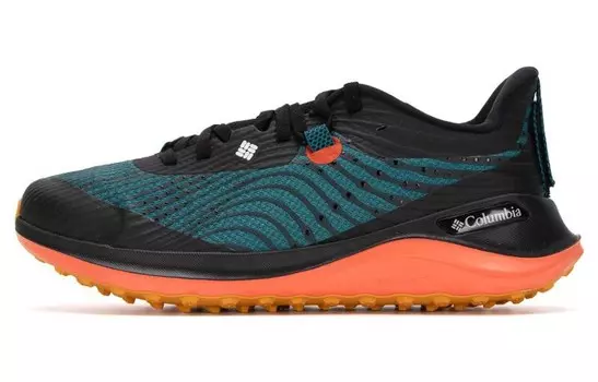 Кроссовки мужские низкие синие/оранжевые Columbia