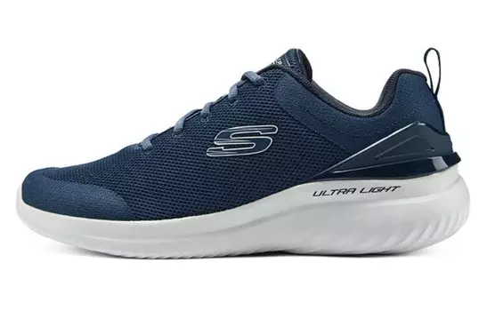 Кроссовки мужские низкие синие Skechers