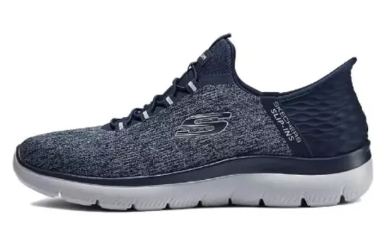Кроссовки мужские низкие синие Skechers