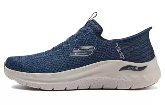 Кроссовки мужские низкие синие Skechers