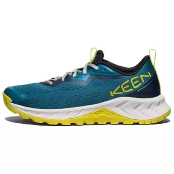 Кроссовки мужские низкие синие/желтые Keen