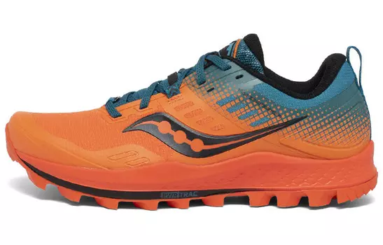 Кроссовки мужские низкие светло-голубые/желтые Saucony