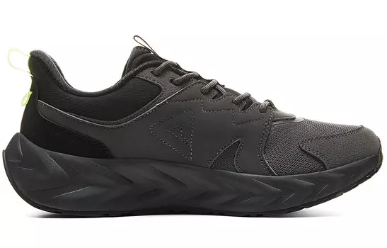 Кроссовки мужские низкие темно-серые/черные Peak