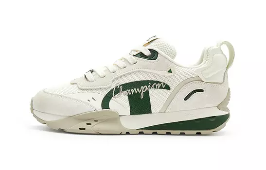 Кроссовки мужские низкие темно-зеленые Champion