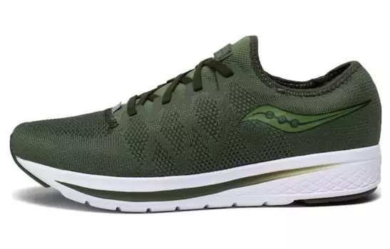 Кроссовки мужские низкие зеленые/коричневые Saucony