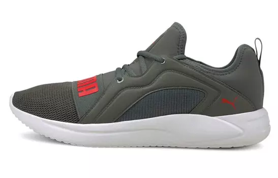 Кроссовки мужские низкие зеленые/красные/белые Puma