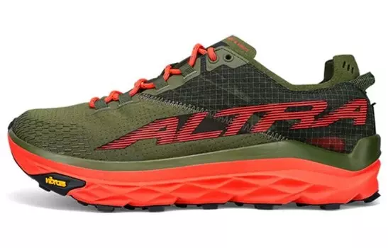 Кроссовки мужские низкие зеленые/оранжевые Altra