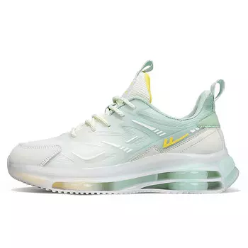 Кроссовки мужские низкие зеленые Warrior