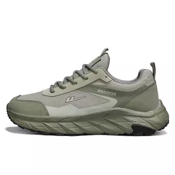 Кроссовки мужские низкие зеленый/черный Warrior 1927