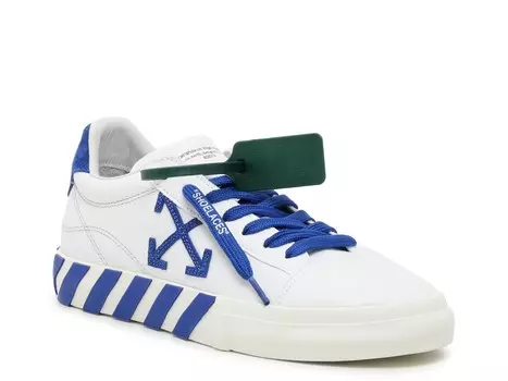 Кроссовки мужские Off-White Low Vulcanized, белый / серебристо-белый