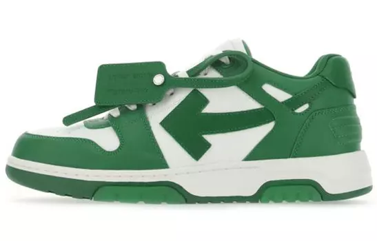 Кроссовки мужские Off-White Out Of Office, зеленый / белый