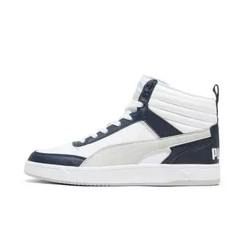 Кроссовки мужские PUMA Dribble Mid, белый/серый/темно-синий