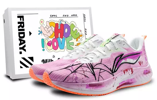 Кроссовки мужские Red Hare 7 с низким верхом розового цвета Lining