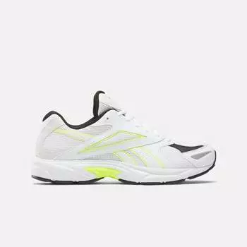 Кроссовки мужские Reebok, цвет white/barely grey /solar acid yellow