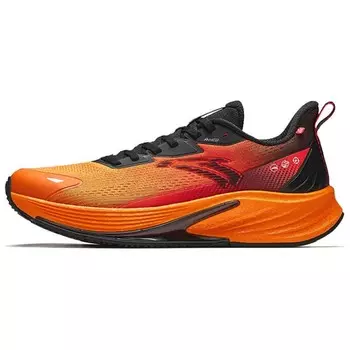 Кроссовки мужские Running Collection Running Shoes Men Low-Top Vermilion Pomelo / Basic Black / Fluorescent Bright Dark Red Anta