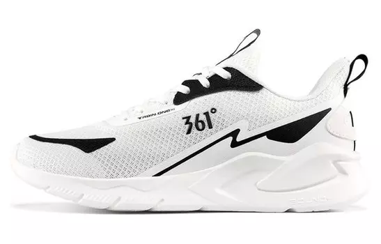Кроссовки мужские с низким верхом 361°, белый/черный