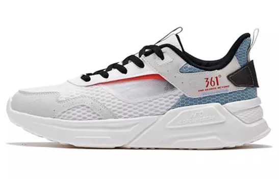 Кроссовки мужские с низким верхом 361°, белый/синий