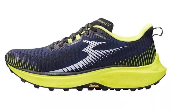 Кроссовки мужские с низким верхом 361°, цвет Blue/Yellow