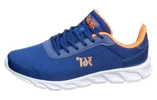 Кроссовки мужские с низким верхом 361°, индиго/оранжевый