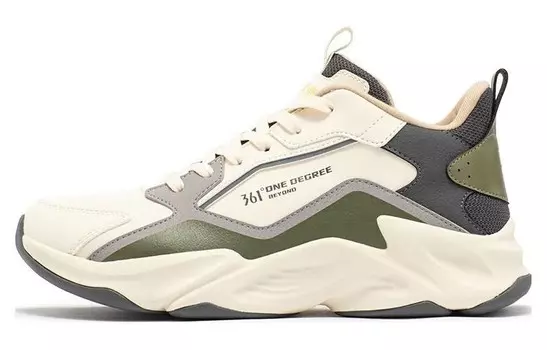 Кроссовки мужские с низким верхом 361°, кремовый