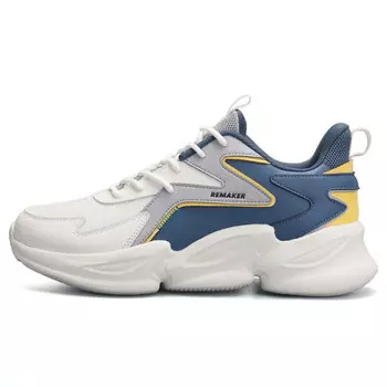 Кроссовки мужские с низким верхом белые/королевские синие Qiaodan