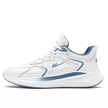 Кроссовки мужские с низким верхом белые/королевские синие Warrior