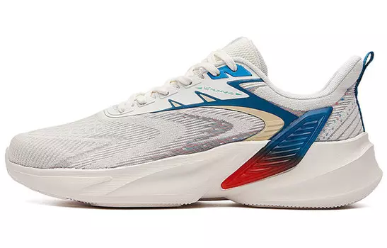 Кроссовки мужские с низким верхом белые/королевские синие 361°