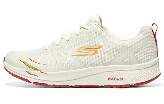 Кроссовки мужские с низким верхом белые/красные/WRD Skechers
