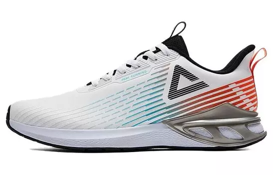 Кроссовки мужские с низким верхом белые/оранжевые Peak