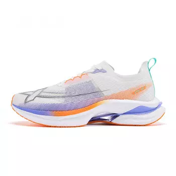 Кроссовки мужские с низким верхом, белые, парусные/цветочные корзины Changchun, фиолетовые Xtep