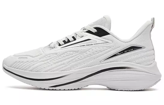 Кроссовки мужские с низким верхом белые росисто-серые / позитивные черные Erke