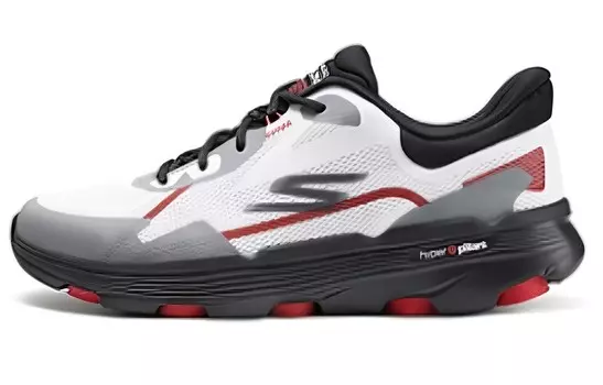 Кроссовки мужские с низким верхом белые/серые Skechers