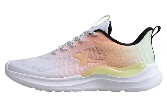 Кроссовки мужские с низким верхом белые/зеленые/оранжевые Xtep