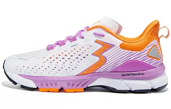 Кроссовки мужские с низким верхом белый/фиолетовый 361°