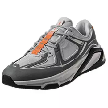 Кроссовки мужские с низким верхом, белый, пепельно-стальные, серый Erke