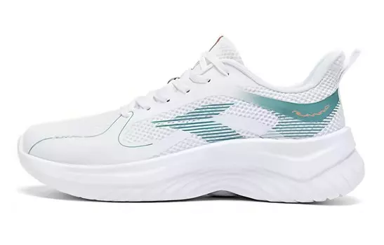 Кроссовки мужские с низким верхом белый туманно-синий 361°