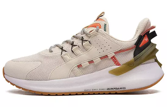 Кроссовки мужские с низким верхом белый/зеленый 361°