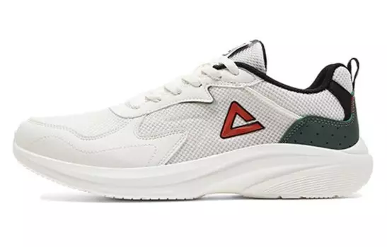 Кроссовки мужские с низким верхом бежевый/фруктово-зеленый Peak