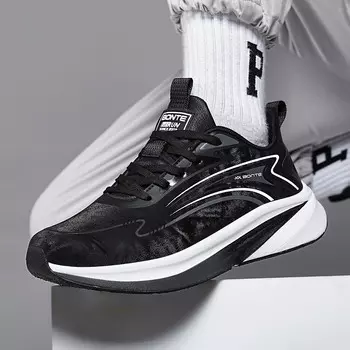 Кроссовки мужские с низким верхом Bte, черный/белый