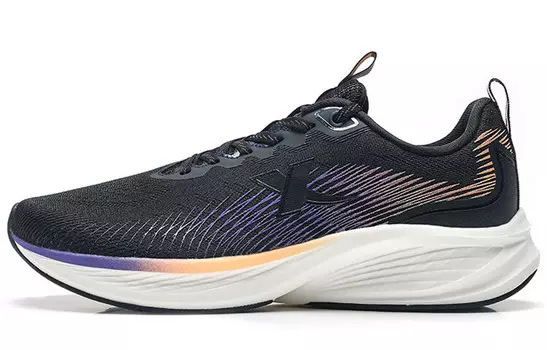 Кроссовки мужские с низким верхом, черные/энергичные, флуоресцентно-оранжевые Xtep