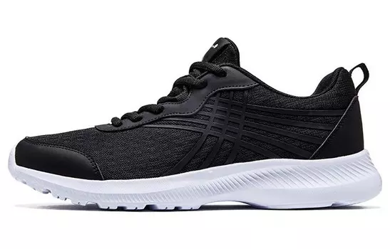 Кроссовки мужские с низким верхом, черные/серебристые Qiaodan